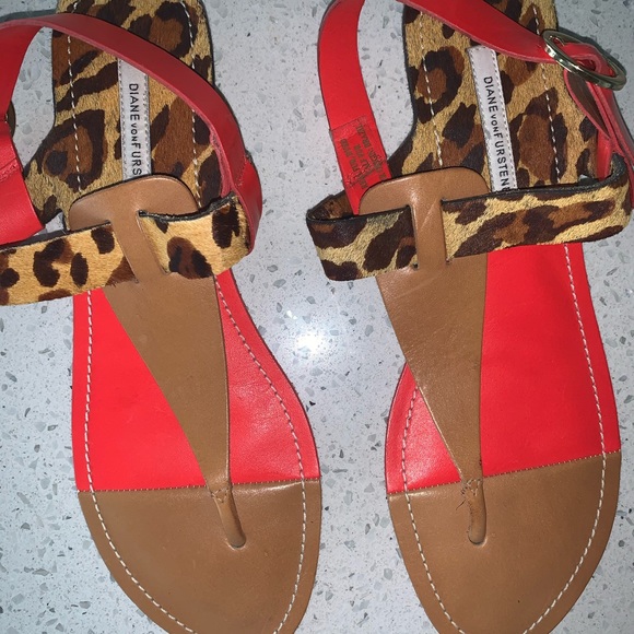 Diane von Furstenburg Sandals size 8 - Picture 1 of 3